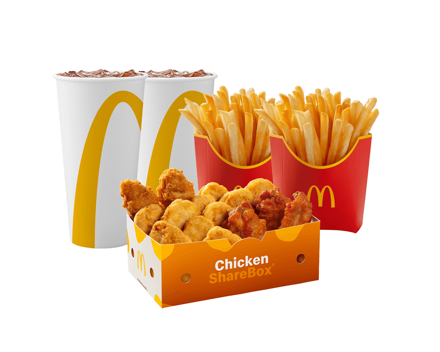Menu Chicken ShareBox para 2