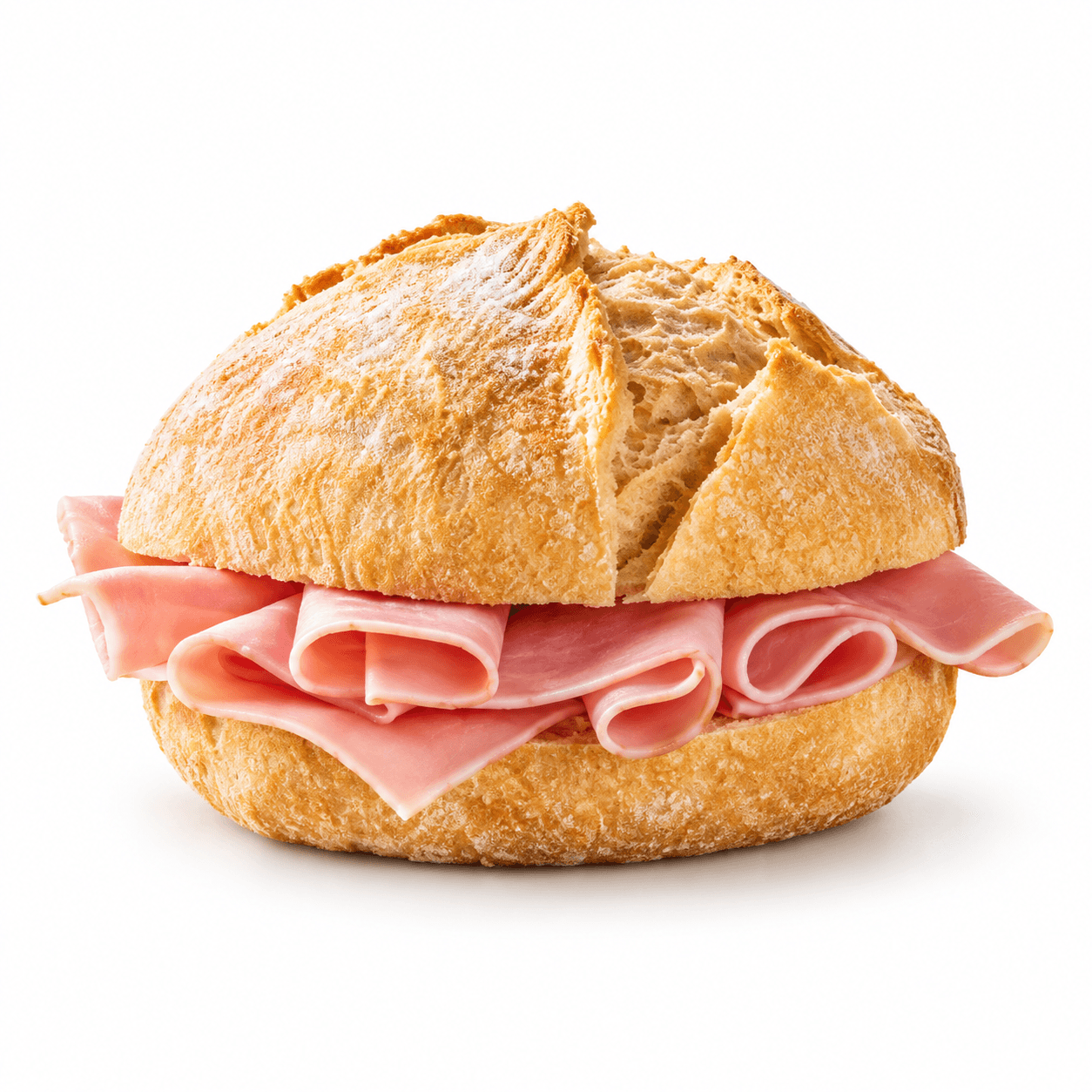 Pão com fiambre